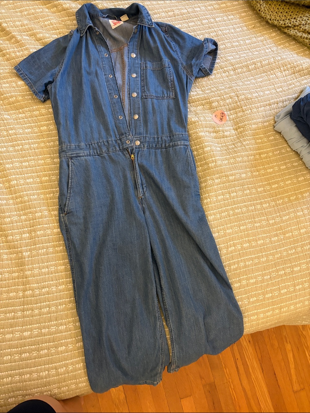 Levi’s Vintage-Inspired Denim Jumpsuit - Blue